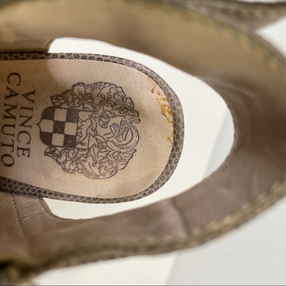 Vince Camuto heeled peep toe shoes sz 6 - Picture 11 of 12